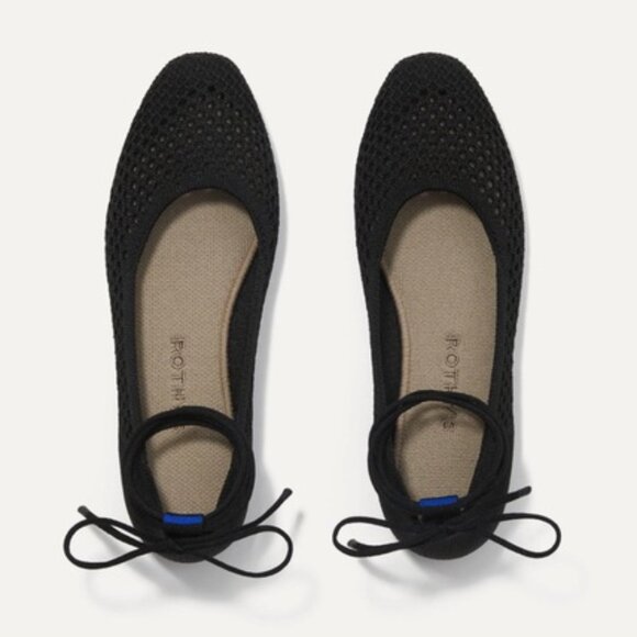 Rothy's Shoes - Rothy's Mesh Black Flats - Size 9